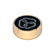 Tile Round 1 x 1 with Ninjago Constrictai Print