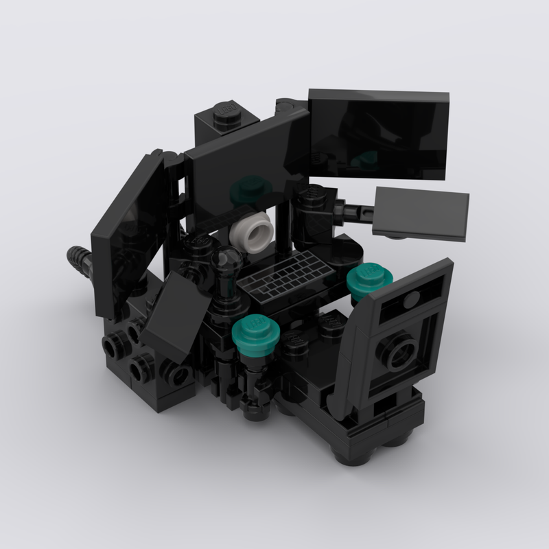Lego Space simulator gaming cockpit