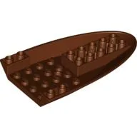 Aircraft Fuselage Curved Forward 6 x 10 Bottom / Reddish Brown