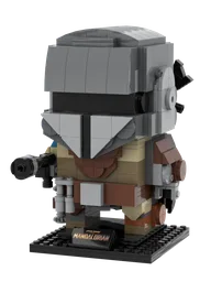 The Mandalorian UPSCALED Brickheadz