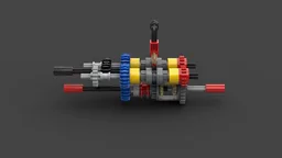 Centered heavy-duty manual 4-speed AWD gearbox - Front input