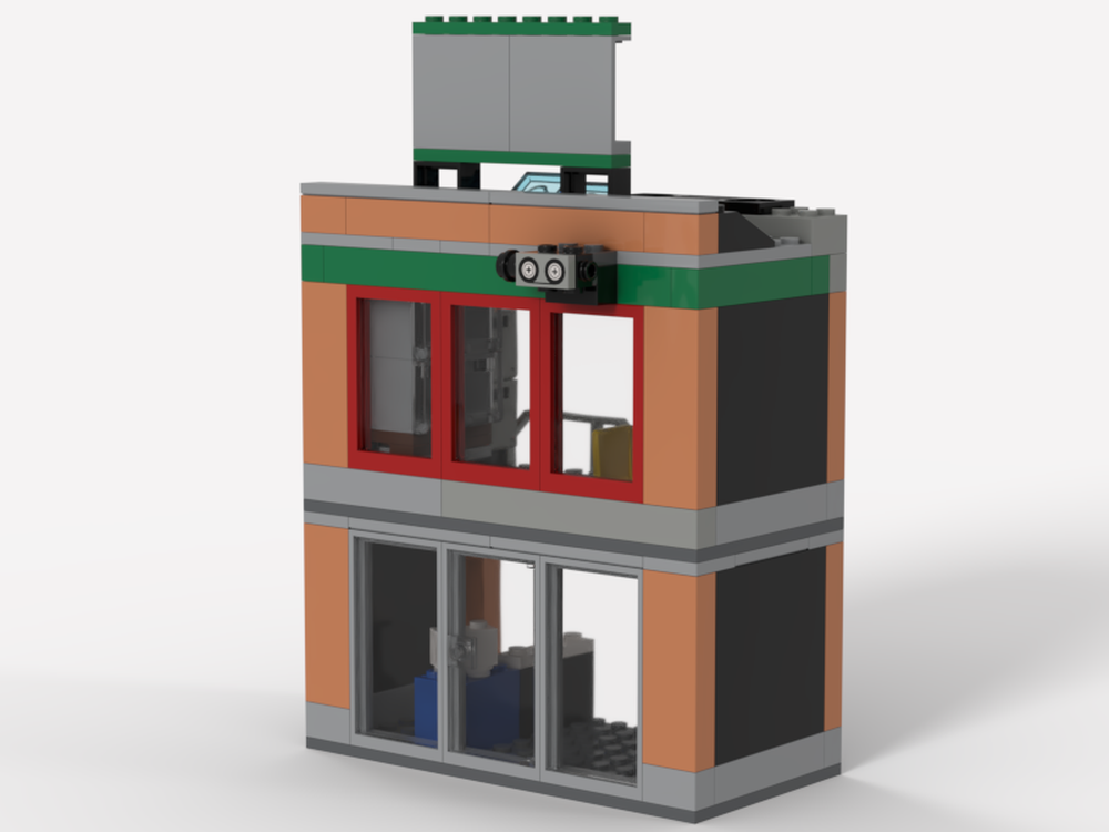 Lego Two Storey Modular Bank