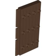 Lego Door 1 x 5 x 7 1/2 Stockade / Brown