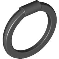 Lego Weapon Chakram / Hoop Blade / Ring / Black