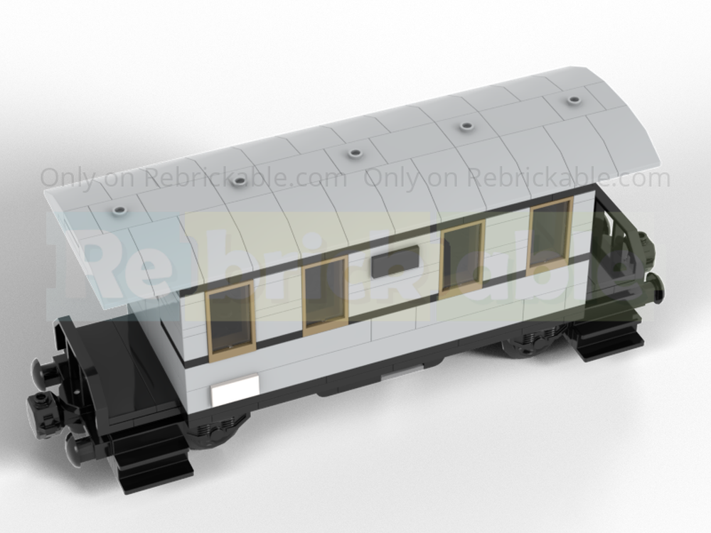 Lego 8wide State railway passenger car - class IV