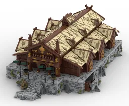 Edoras the Golden hall (Meduseld)