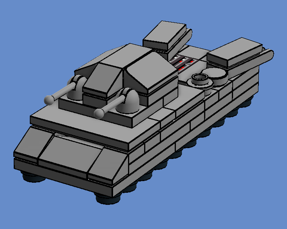 Lego P-1000 "Ratte" WWII German Tank Concept Miniature