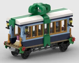 2025 Winter Village Holiday Express Train Passenger Car ver 2