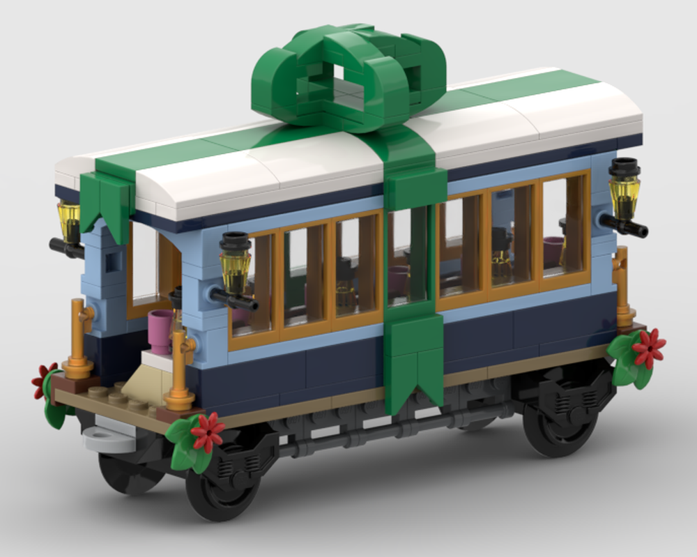 Lego 2025 Winter Village Holiday Express Train Passenger Car ver 2