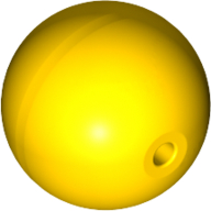 Lego Projectile, Large Figure Weapon, Zamor Sphere / Ball / Yellow