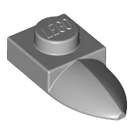 Plate Special 1 x 1 with Tooth / Light Bluish Gray