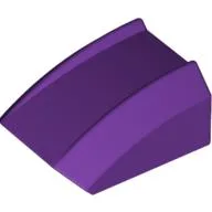 Brick Curved 2 x 2 with Lip, No Studs / Purple