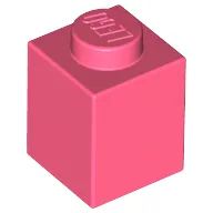 Brick 1 x 1 / Coral