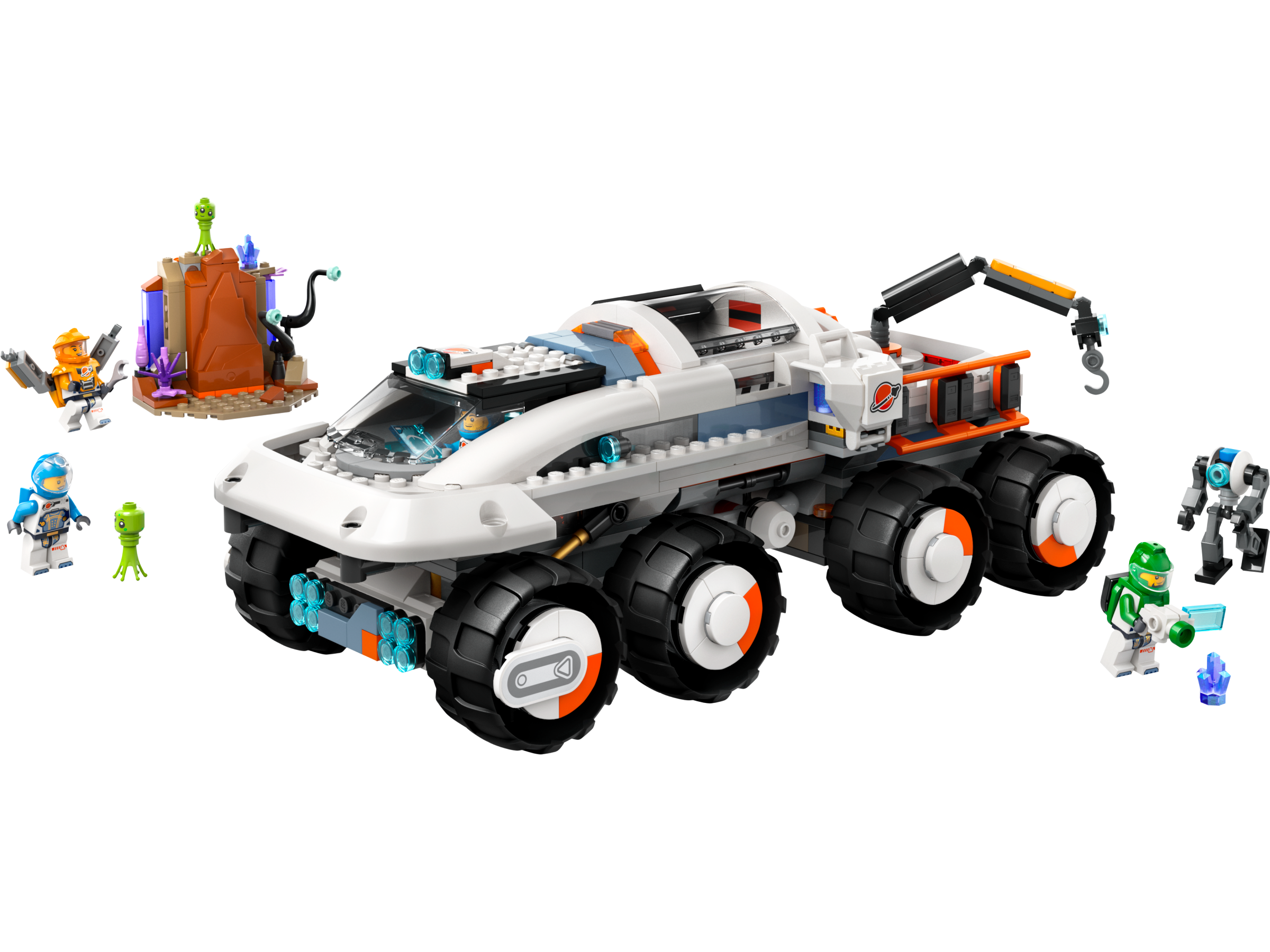 Lego Command Rover and Crane Loader