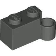 Hinge Brick 1 x 4 [Lower] / Dark Gray