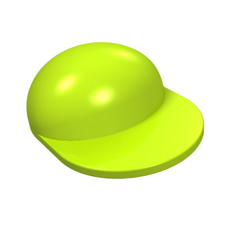 Lego Hat / Cap Long Peak [Plain] / Lime