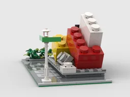 Modular History Basic Brick Monument