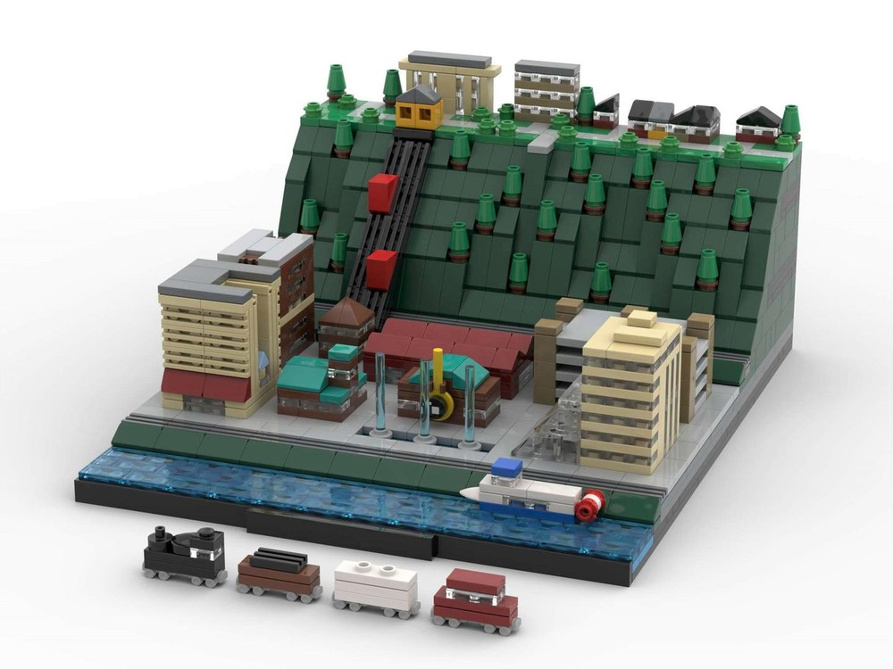 Lego Pittsburgh Pennsylvania - Mount Washington Skyline