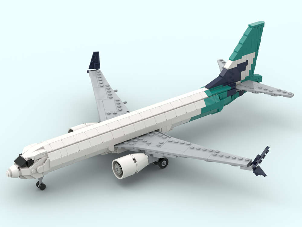 Lego Boeing 737 MAX 8 - Westjet Livery