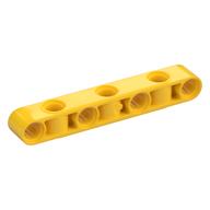 Lego Technic Beam 1 x 7 Thick with Alternating Holes / Yellow