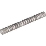 Lego Hose, Ribbed 7mm D. 11L / 8.8cm / Metallic Silver