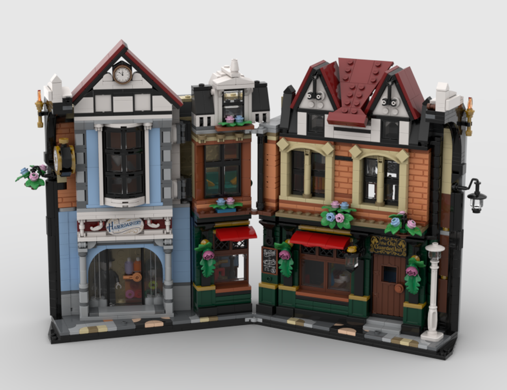 Lego Tudor Book Nook, Alternate build of Lego 10350