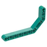 Technic Beam 1 x 11.5 Double Bent Thick / Dark Turquoise