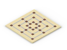 9 Men's Morris - Board