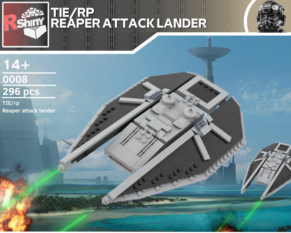 Lego TIE/rp Reaper attack lander