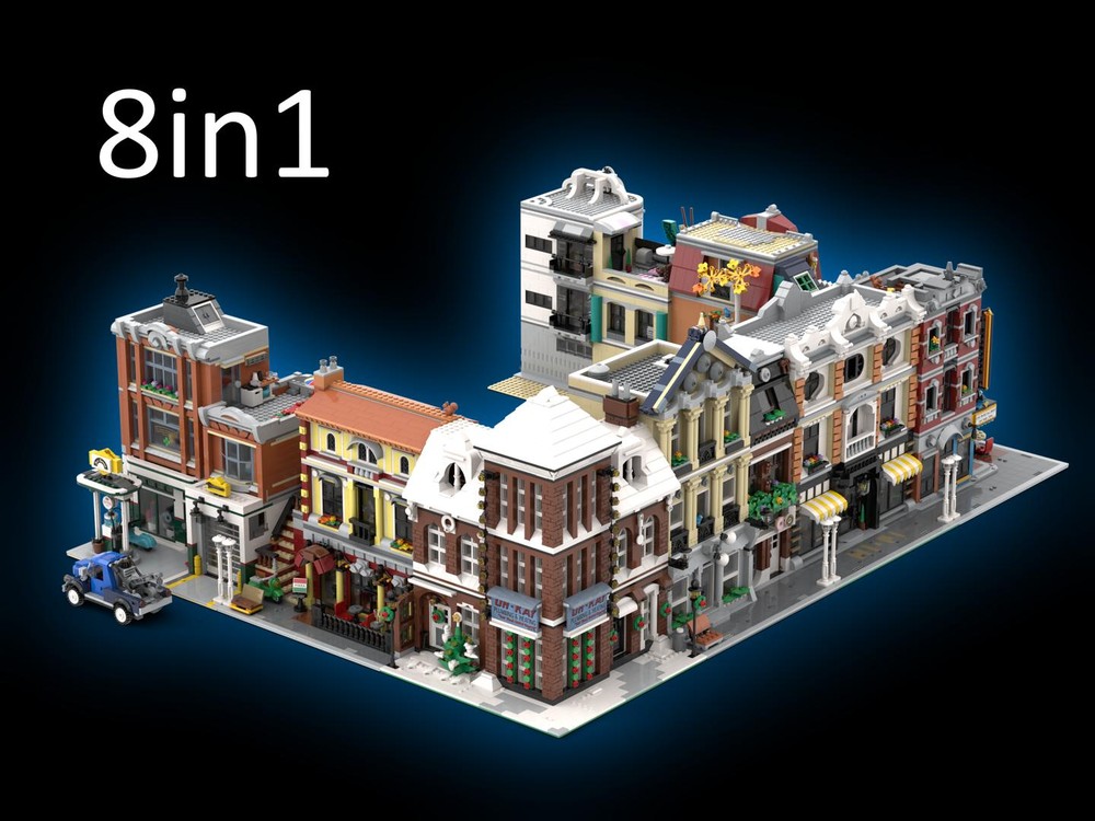 Lego 8in1 Modular Alternative Builds 2023