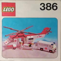 Red Cross Helicopter and Ambulance / Rescue Vehicles