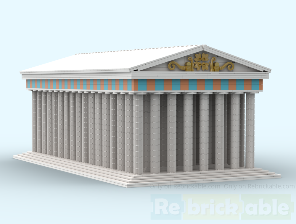 Lego Ancient Parthenon in Athens - Architecture Collection