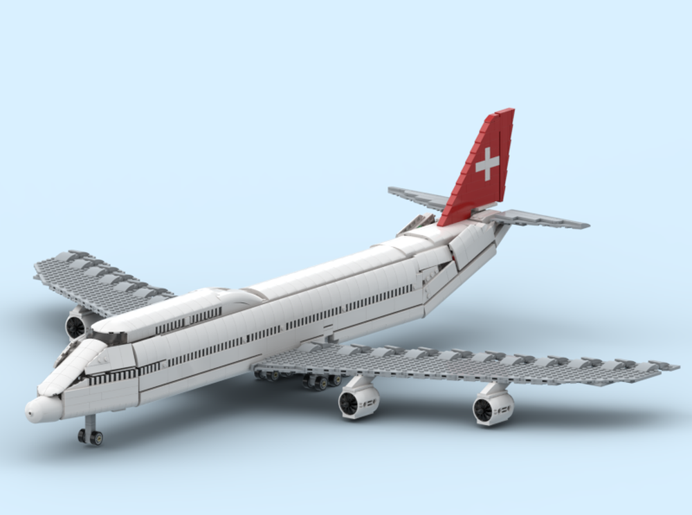 Lego Swissair Boeing 747