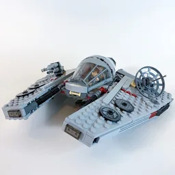 Millennium Hawk Starfighter (Set 4504 Rebuild)