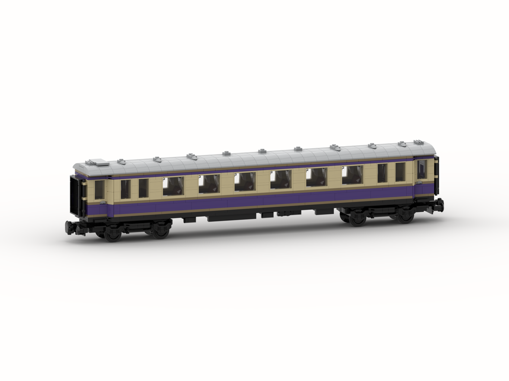 Lego Historical Rheingold 2nd Class Passenger Coach (8W)