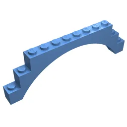Brick Arch 1 x 12 x 3 / Medium Blue