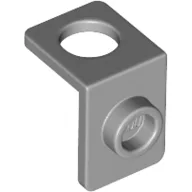 Minifig Neckwear Bracket [One Stud] - Reinforced / Light Bluish Gray
