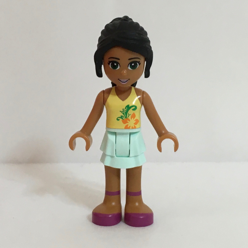Lego Nicole - Bright Light Yellow Top, Bright Pink Skirt