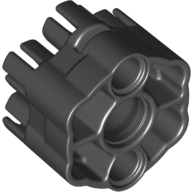 Lego Launcher, Weapon Rapid Shooter Six Barrel, 3 Fingers / Black