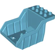 Duplo Dump Truck Container 5 x 8 x 3 1/2 with 2 x 8 Studs on Top / Medium Azure