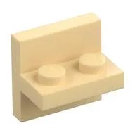 Bracket 2 x 2 with 1 x 2 Vertical Studs / Tan