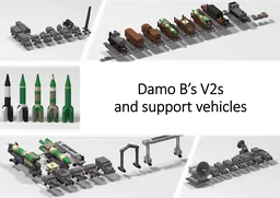 DamoB's V2 rockets and support vehicles
