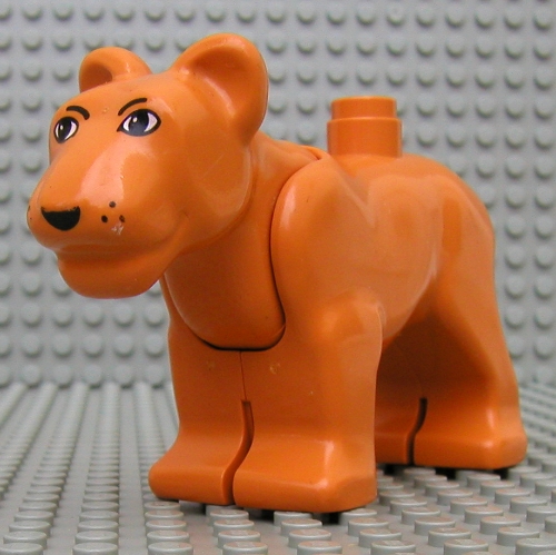 Lego Duplo Animal Lion Adult Female with Movable Head / Medium Orange