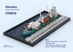 Diorama - Heavy Cargo Ship - CSM010