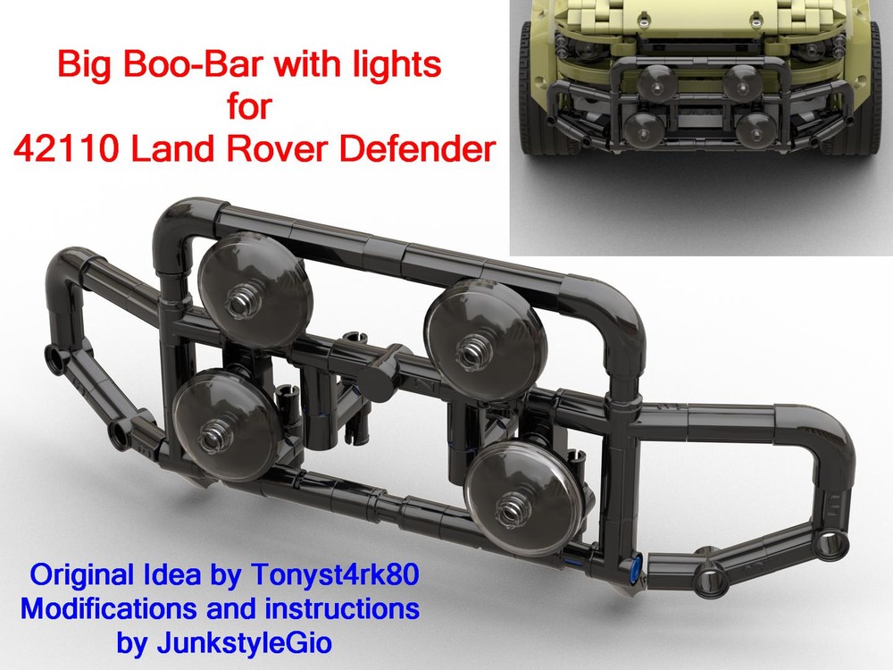 Lego Big Boo-Bar with lights for Defender