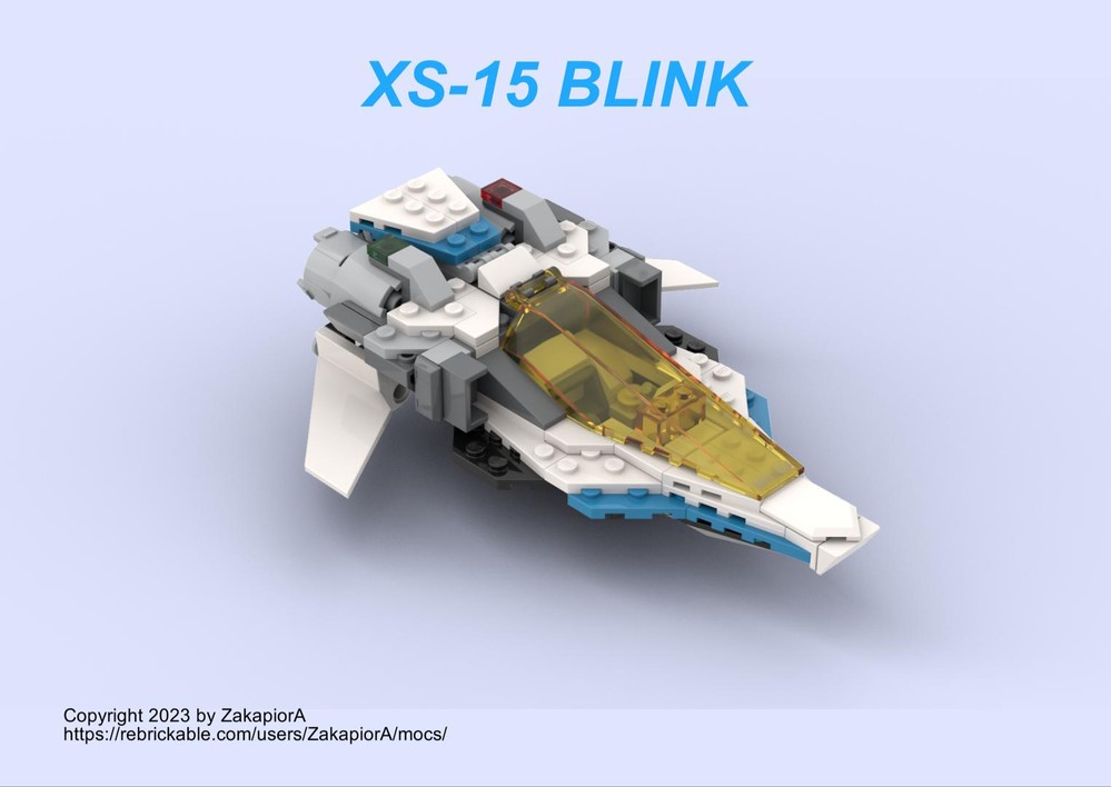 Lego XS-15 BLINK Spaceship | 76832 XL-15 alt-build
