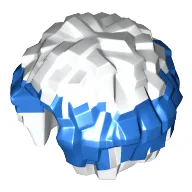 Equipment Cheerleader Pom Pom with Blue Top / White