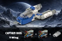 Captain Rex Y Wing build Modification