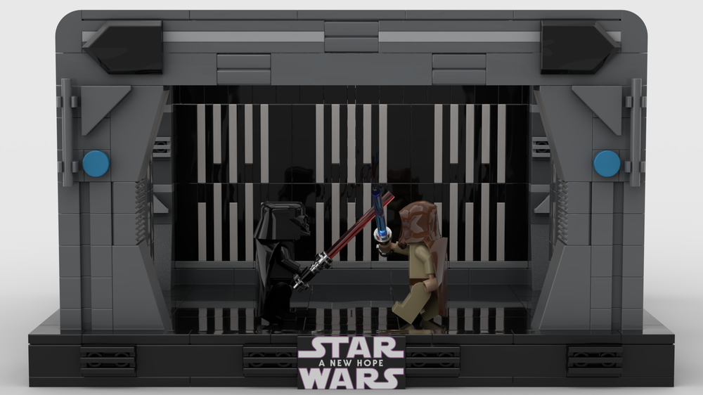 Lego Ep.4 Obi-Wan vs. Vader Diorama