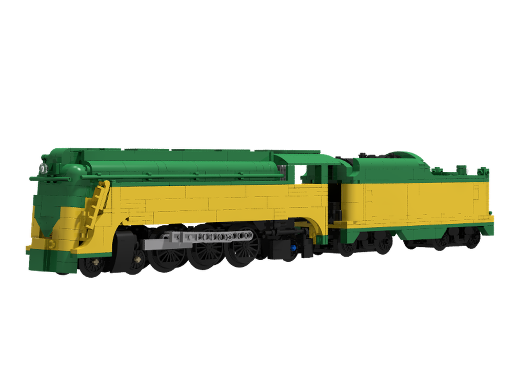 Lego Chicago & Northwestern CNW ES 4-6-2 Streamlined Pacific "Yellow Jacket"